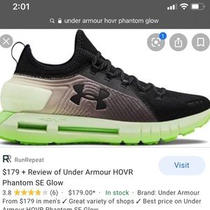 Under armour phantom running shoe